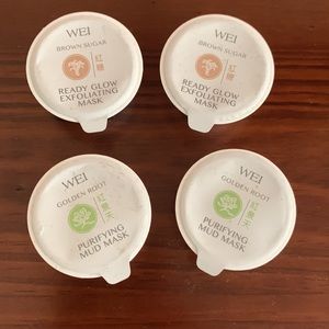 4 WEI Masks - Purifying Mud Masks, Exfoliating Masks